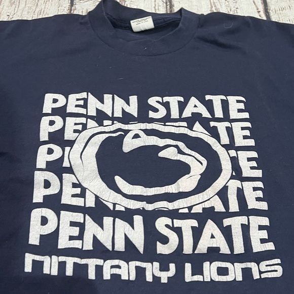 Vintage 1980s Penn State University Nittany Lions NCAA College 80s Tshirt - Picture 2 of 4